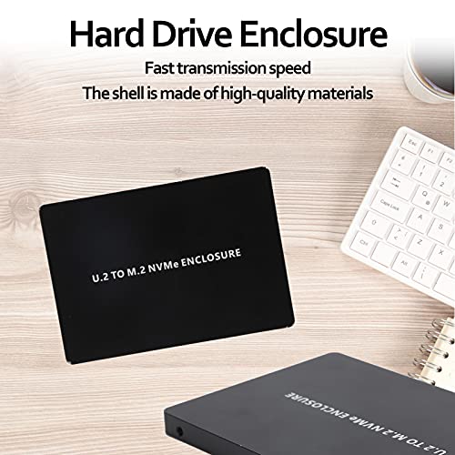 Caja externa aluminio para disco NVME SSD U2 25In miniatura 5