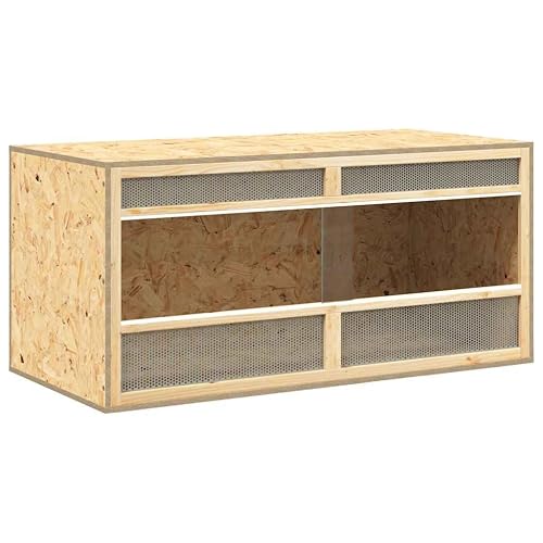 vidaXL Terrario de Madera contrachapada 100x47x47 cm