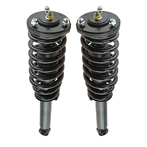 Image of TRQ Front Loaded Quick Complete Shock Strut Spring Assembly Driver Passenger Pair Compatible with 2003-2009 Kia Sorento