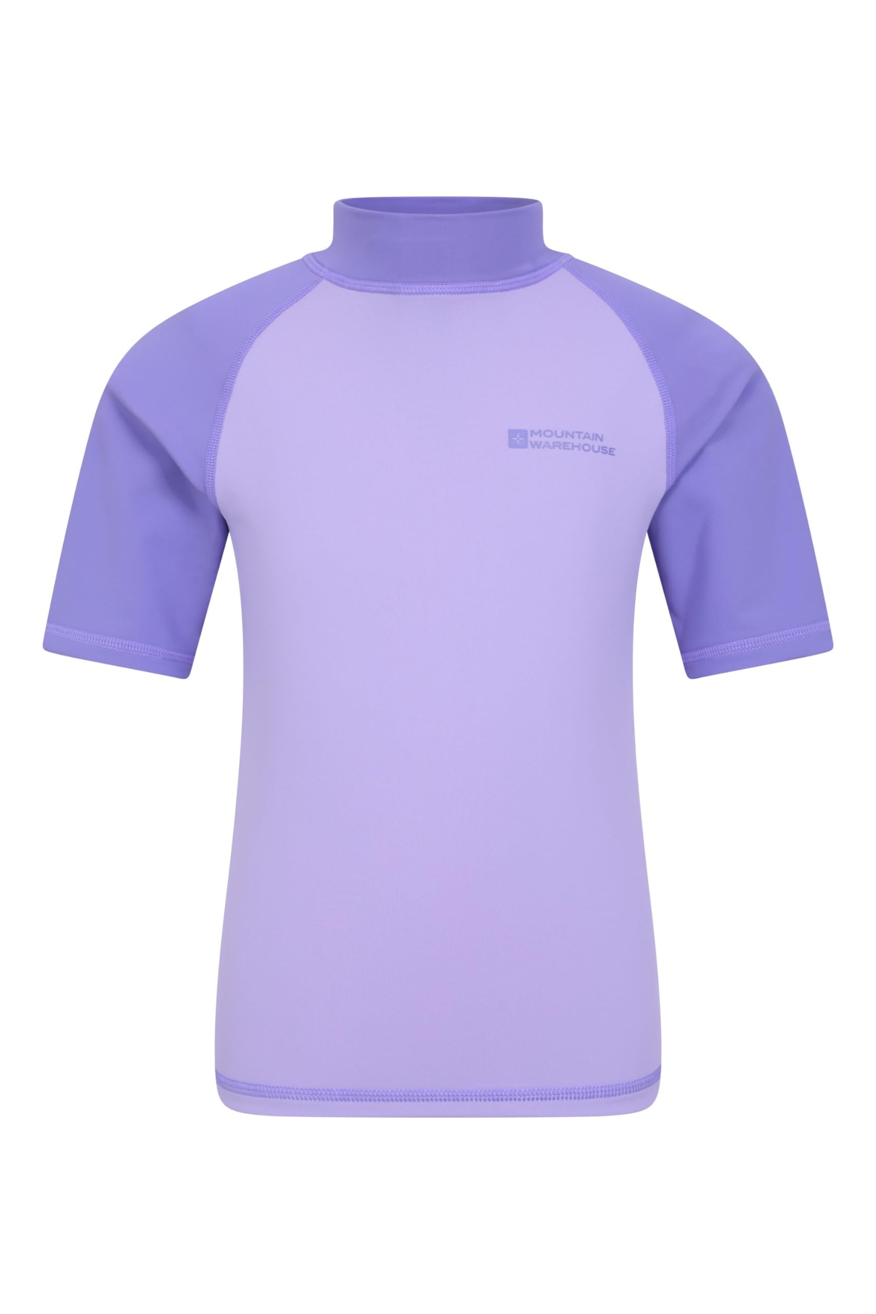 Short Sleeves Kids Rash Vest - UPF50+ Sun Protection Rash Guard, Fast Dry, Flat Seams Childrens Top - for Spring Summer, Swimming