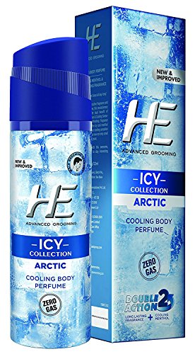 Image of HE ICY Collection ARCTIC Cooling Body Perfume 122ml Pack of 2