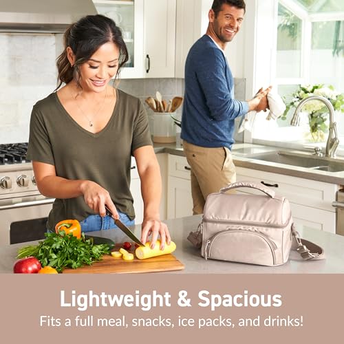 Image of Bentgo Deluxe Insulated Lunch Bag with Adjustable Strap & Outer Pocket