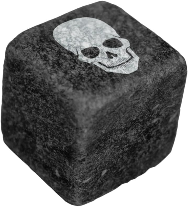VB VIN BOUQUET FIE 1365 Set of 9 Skull Cubes for Cooling Drinks - Reusable and Undiluted Flavor