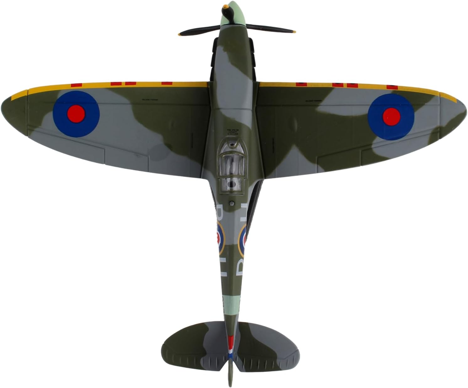 Postage Stamp Daron Series Raaf Spitfire 1/93 Scale Collectible WWII Fighter Plane Model for Ages 14+