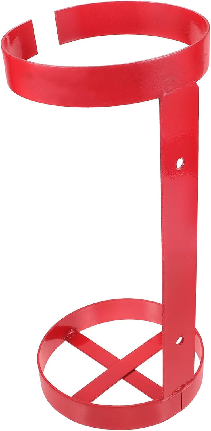 SAFIGLE Metal Fire Extinguisher Bracket for Vehicles Wall-Mounted Fire Extinguisher Holder Double Ring for Car and Boat Safety
