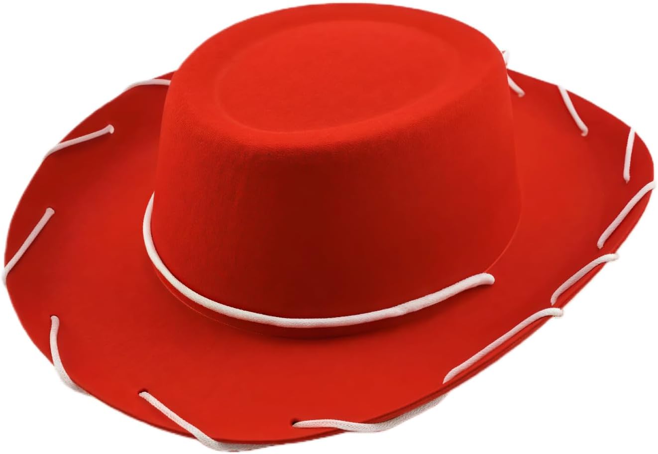 Novelty Western Sheriff Costume Hat–Classic Cowboy Hat Teens–1950s Rancher Style Country Music Festival Accessory