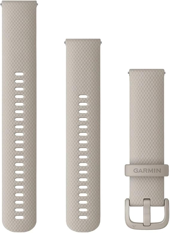 Garmin Quick Release Bracelet 20 mm, Suitable for Venu, Venu 2Plus, Venu SQ/ SQ2, Vivoactive 3/5, Vivomove Series, Forerunner 55/245/645, Approach S40/S42/S12, D2 Air