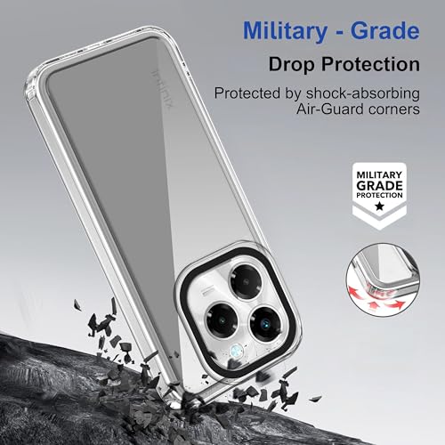 Image of Zapcase Back Case Cover for Infinix Note 40X 5G | Compatible for Infinix Note 40X 5G Back Cover | Case Cover with Camera Protection | (TPU + PC | Transparent)