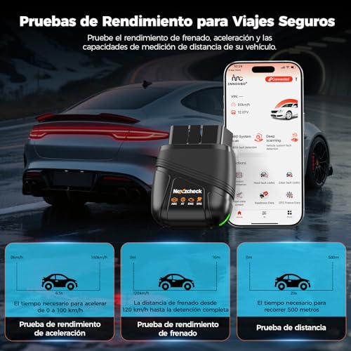 Lector OBD2 Bluetooth diagnosis coche multimarca escáner motor ABS airbag iOS 6