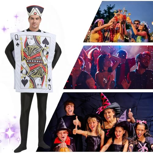 Kostium cosplay, karta do gry, zabawny pasek na ramię, kostiumy do odgrywania ról, na imprezę, maskaradę, odgrywanie ról, karnawał