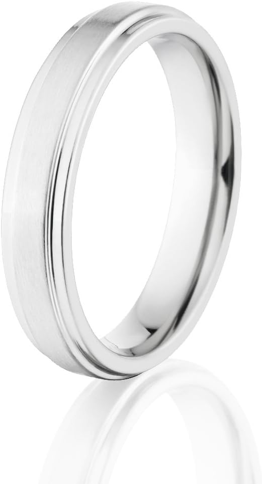 The Jewelry Source Custom 4mm Cobalt Band, USA Made Cobalt Rings, Comfort Fit Ring