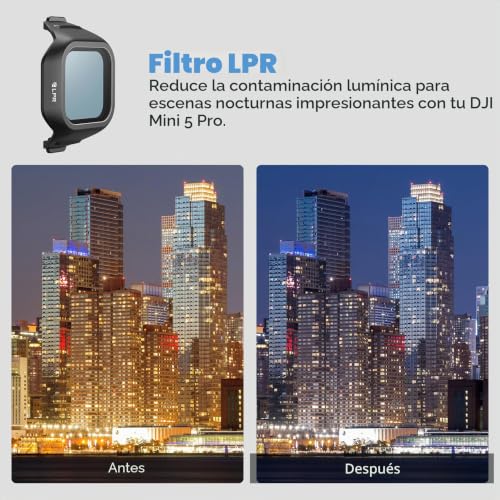 Filtros Diarios Freewell para DJI Mini 5 Pro Kit UV CPL LPR Glow Mist 4