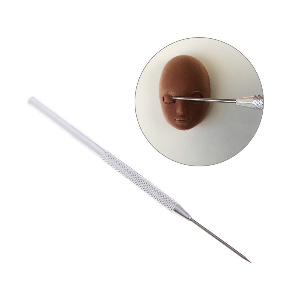 Fatteryu Silver Fatteryupro Pin Detailing Needle For Clay Sculpture Modeling Pottery Ceramics Tools