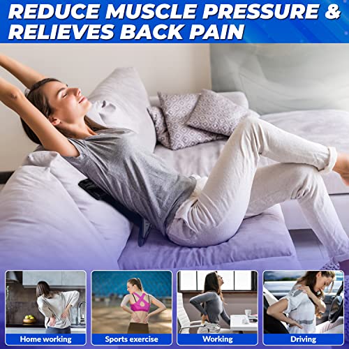 Back Stretcher For Lower Back Pain Relief -Spine Board Back Cracker Device -Multi-Level Spine Deck Back Stretcher-Lumbar Stretcher For Back Pain Relief Is Used For Herniated Disc, Sciatica, Scoliosis #TOP2