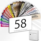 BESTÄNDIGKEIT: Schilder für den Außeneinsatz konzipiert – UV-, wetter-, regen-, sonnen- und frostbeständig. Sie behalten ihr Aussehen und ihre Lesbarkeit dauerhaft.