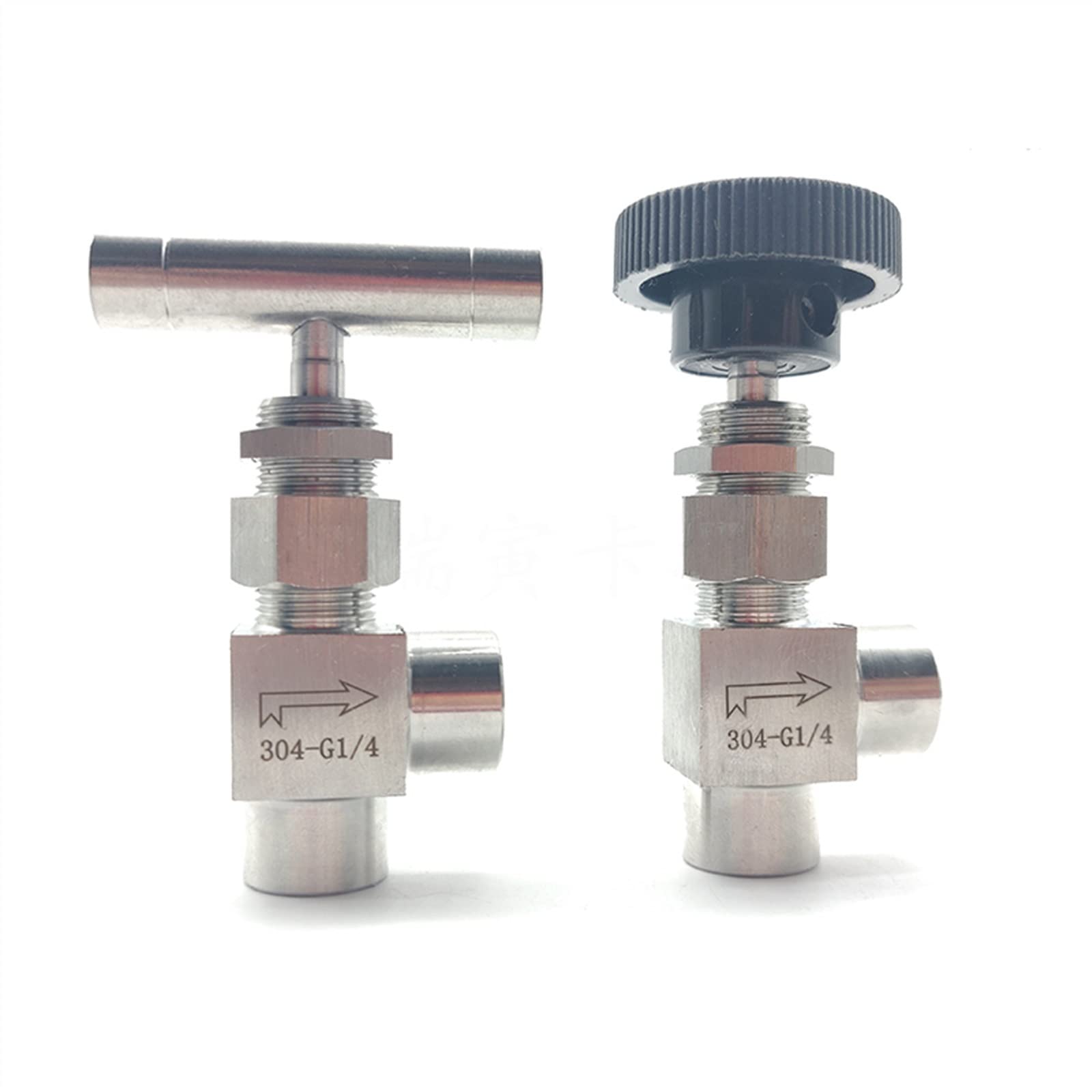 Robinet à soupape en acier inoxydable 304 angle droit de haute qualité
