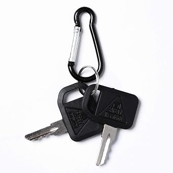 Aree Replacement for John Deere Gator Ignition Keys Bobcat,AM131841,130 160 165, Gehl, Multiquip with Keychain, 2 Pack