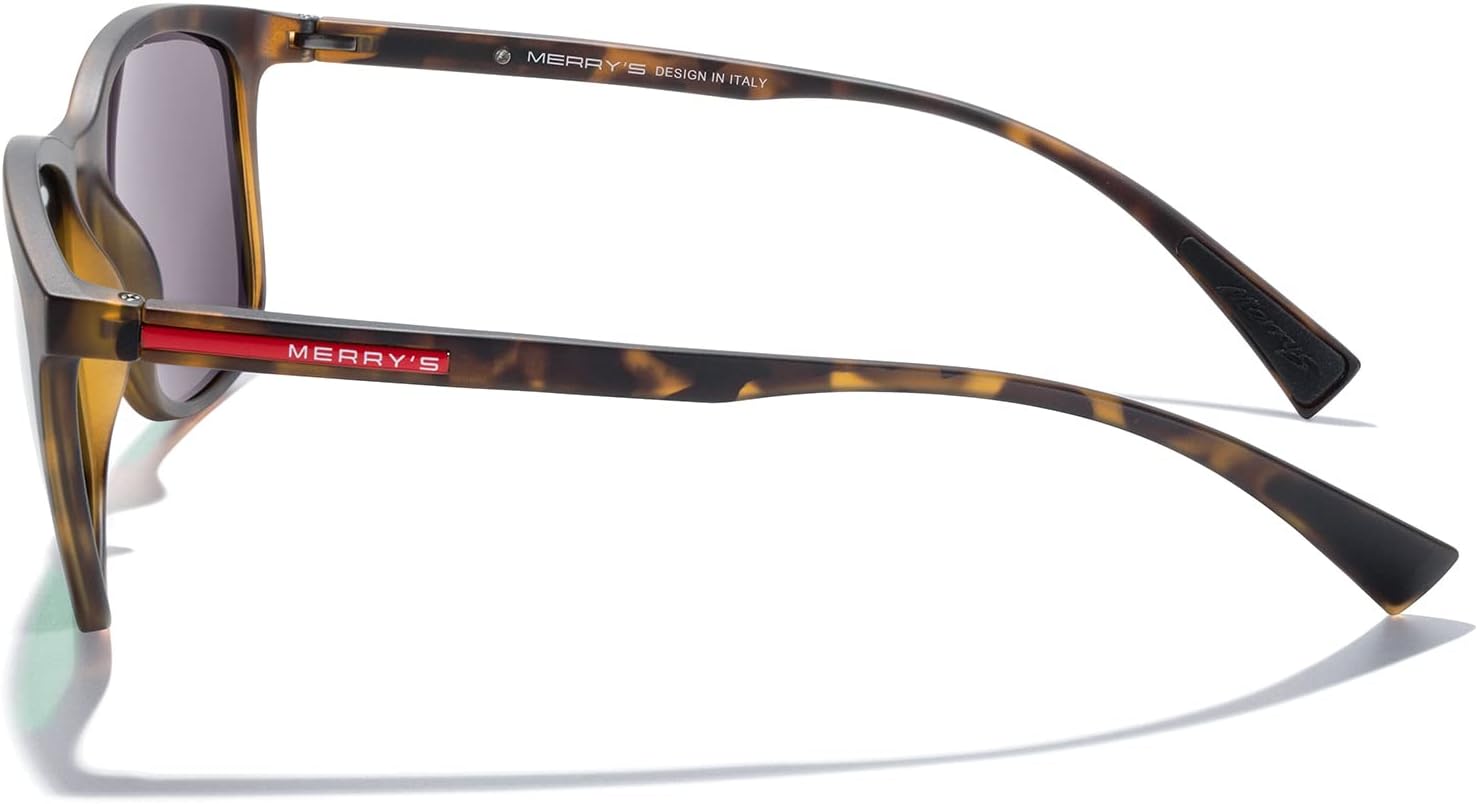 MERRY'S Square Polarized Sunglasses for Men Women Ultralight Shades Driving Fishing Golf UV400 S8668
