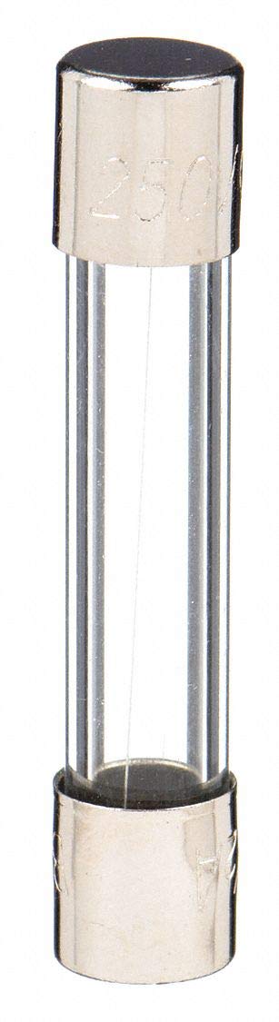 Bussmann AGC-1-R AGC Series Fuse, Fast Acting, 1 Amp, 250V, Glass Tube, 1/4" x 1-1/4", Rohs Compliant (Pack of 5)
