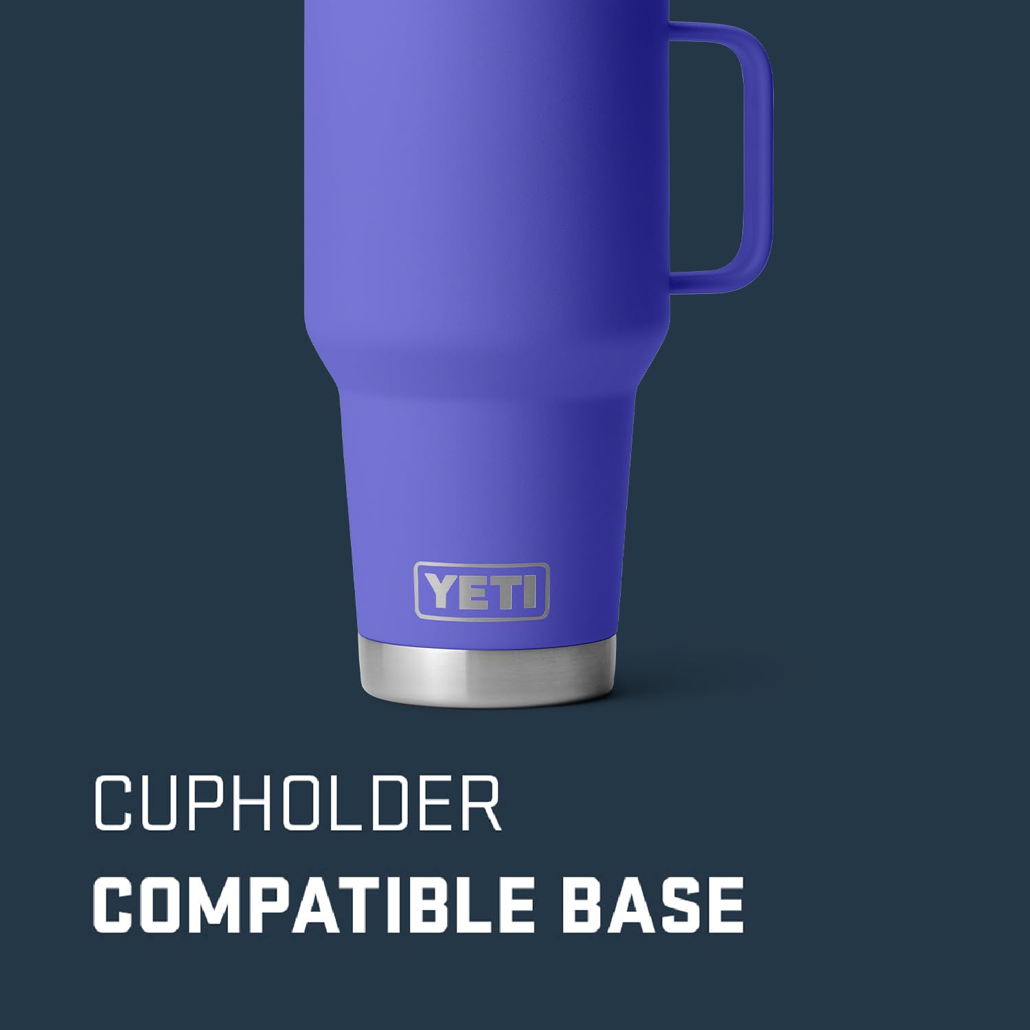 Amazon.com: YETI Rambler 30 oz Travel Mug, Stainless Steel, Vacuum  Insulated with Stronghold Lid, Ultramarine Violet : Home & Kitchen