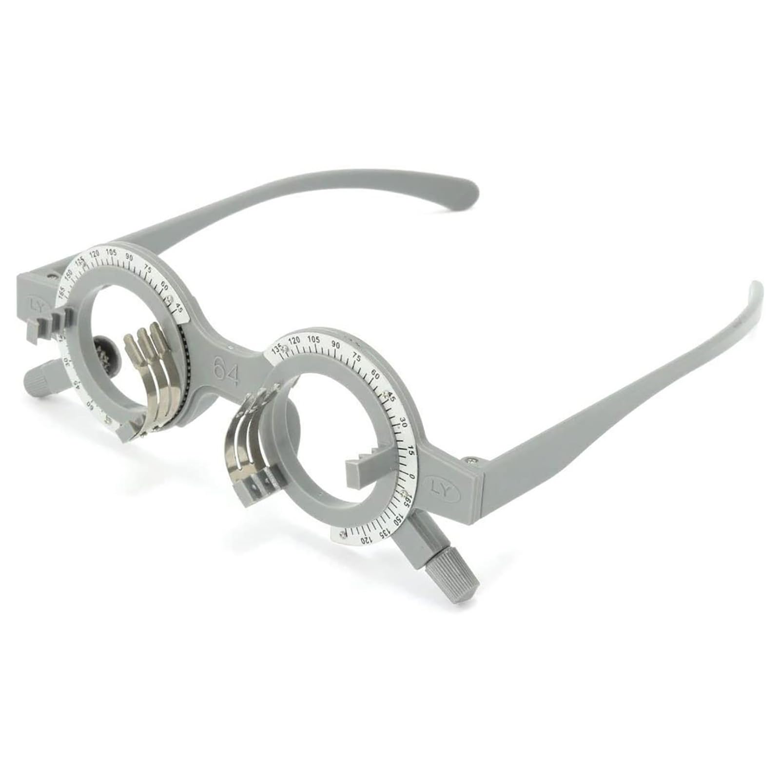 Zestaw optometryczny, 266-częściowy zestaw optycznych soczewek testowych zestaw optometrii, zestaw metalowych soczewek testowych, rama testowa z aluminiową obudową z metalową krawędzią + król