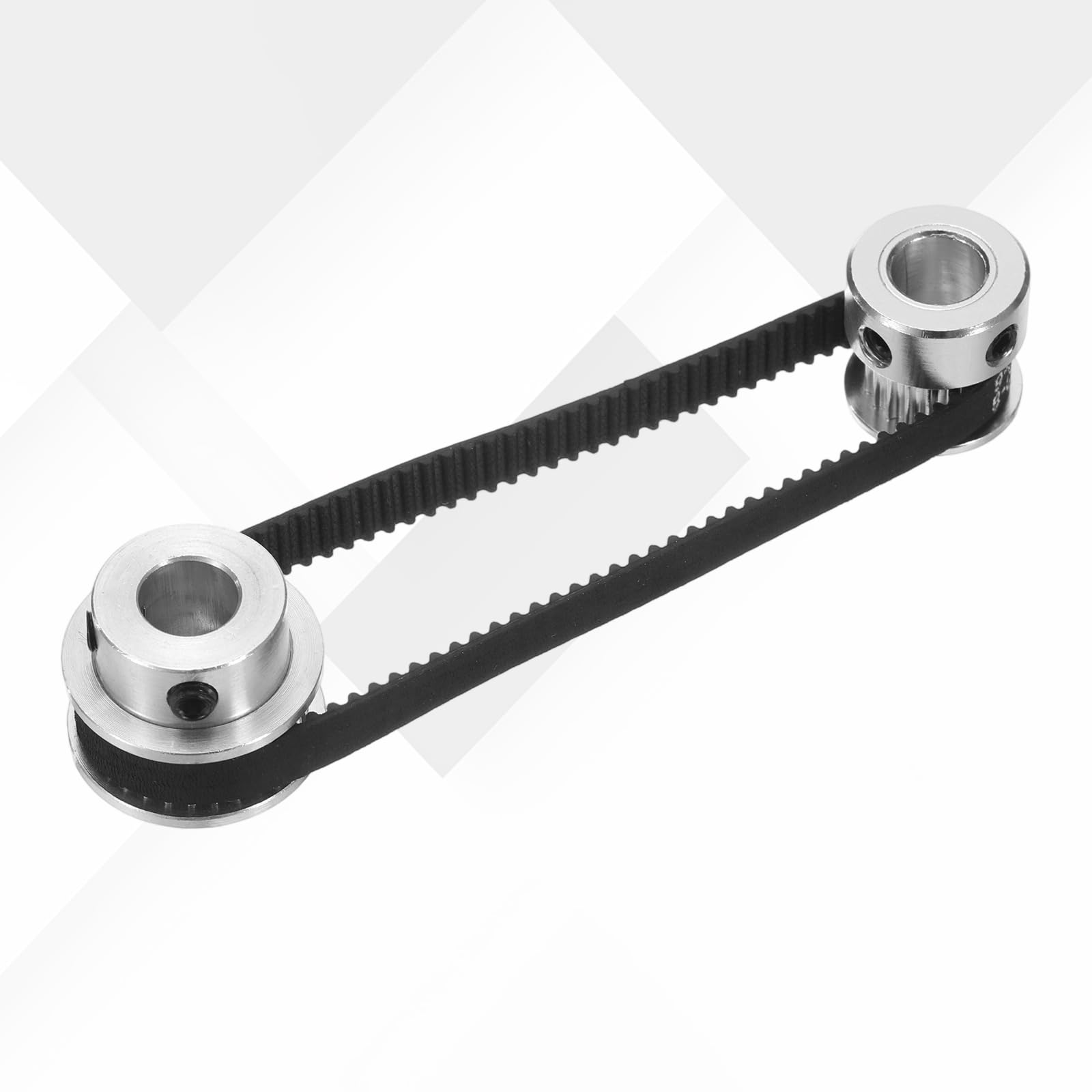 QUARKZMAN Pasek rozrządu 300mm GT-2, 5 szt. 6 mm szerokość 2 mm skok druk 3D GT-2 pasek rozrządu z gumową klamrą, czarny