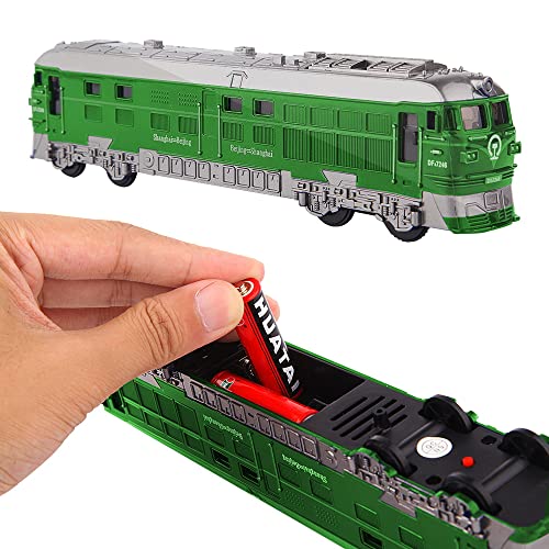 Mini Train Toys For Kids With Sound & Light - Train Set For 3 4 5 6 7 Years Old Boys Girls Classic Toy Gift For Holiday, Birthdays Or Christmas #TOP3