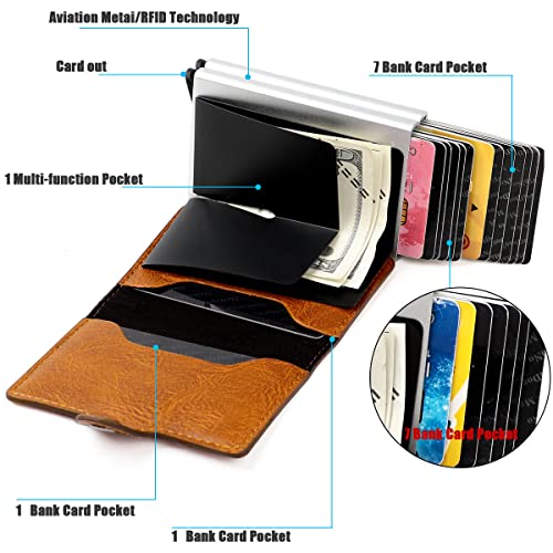 Generic Shielady RFID new anti-theft wallet (Black-Oil) 5