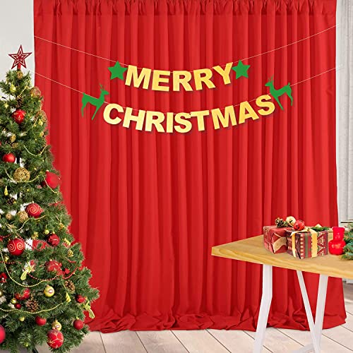 Image of 8x12 Ft. Red Screen Backdrop Background Curtain Rod Pocket for Photography, Photoshoot, Product Photography, Live Streaming, Zoom Meetings, VFX Editing, YouTube Video, FB Short Video, Instagram Reels