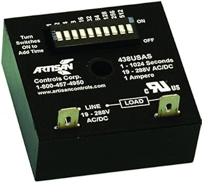 ARTISAN CONTROLS 438USAS Solid State Timer, 1024SEC, 288VAC/DC