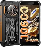 FOSSiBOT F101 Pro T�l�phone Portable Incassable 10600mAh(18W) 15Go + 128Go/1To Smartphone Incassable �crans Doubles 5,45