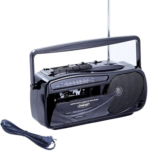 Miniatura 2 de Jaras JJ-2618 Edición Limitada Portátil Boombox Cassette PlayerGrabador con Radio AMFM Altavoces Estéreo y Conector de Auriculares