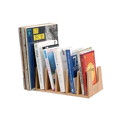 MobileVision Bamboo Book Rack Organizer Cover