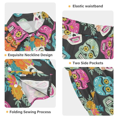 Image of visesunny Little Boys Short Sleeve T-Shirt Beach Shirts Casual Shorts Set Summer Clothes for Kids Outfits