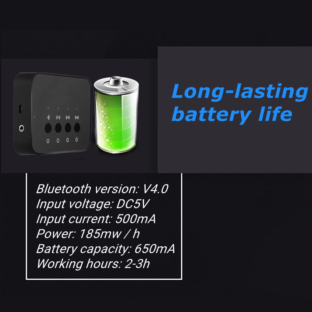 Divisor Bluetooth de 1 entrada y 3 salidas, adaptador de audio estéreo inalámbrico con cable de 3,5 mm, compatible con teléfonos móviles, tabletas, portátiles, para escuchar música, ver películas, jug