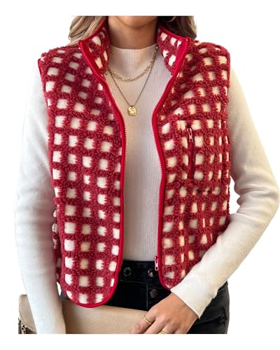Gilet polaire sans manches pour femme solution anti-froid stylée en sherpa zippé