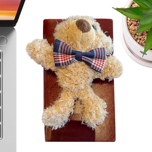 Cuaderno de oso de peluche para organizar tareas escolares y evitar hojas rotas