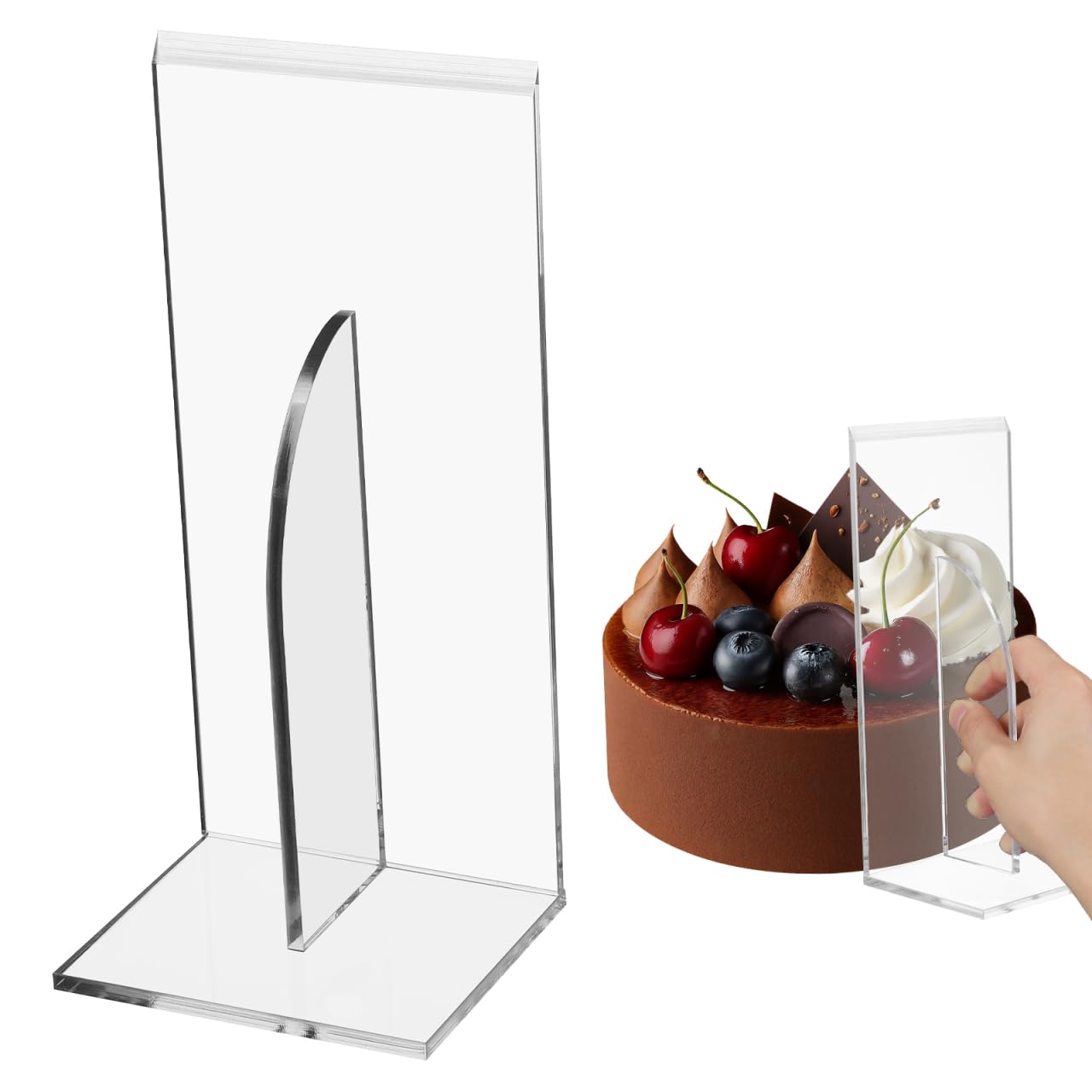 Grattoir de glacage acrylique pour eliminer les defauts de lissage