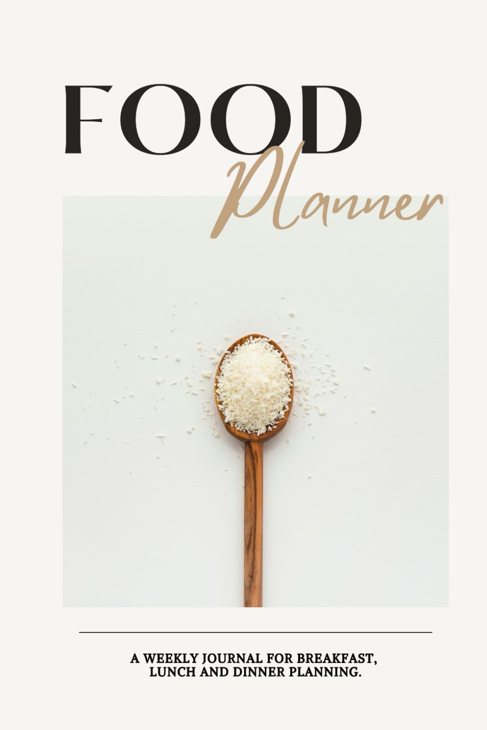 Weekly Food Planner | 52 Weeks Meal Planner for Daily Breakfast, Lunch & Dinner | Undated Meal Prep Journal for Health & Wellbeing | light bold design