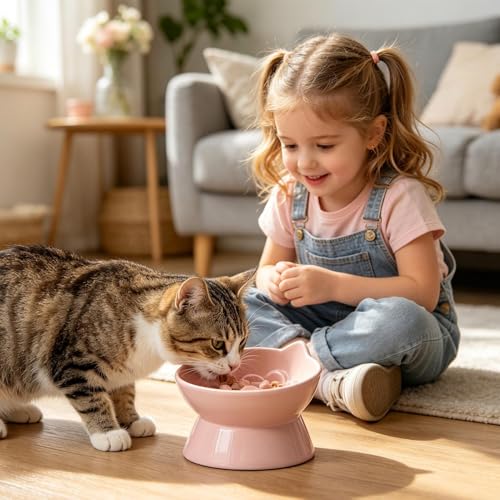 Bol en céramique pour chat haut de gamme : l'accessoire raffiné pour votre appartement - 3