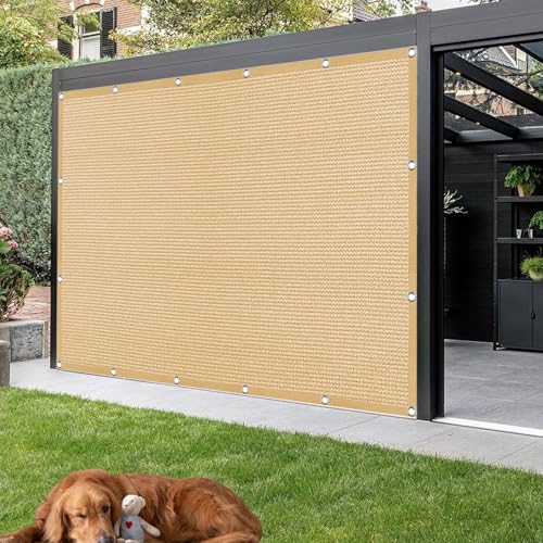 Toldo vela rectangular contra el calor extremo bloqueando el 98% de rayos UV en tu patio 7