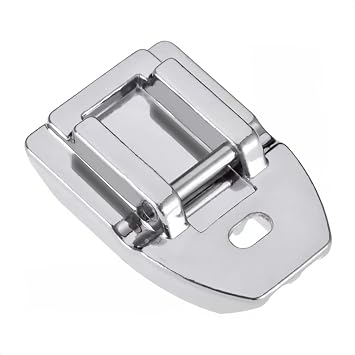 TISEKER Concealed Invisible Zipper Sewing Machine Presser Foot for All Low Shank Snap-On Singer, Brother, Babylock, Janome, Euro-Pro, Kenmore, White, New Home, Simplicity, Elna, Juki, Etc