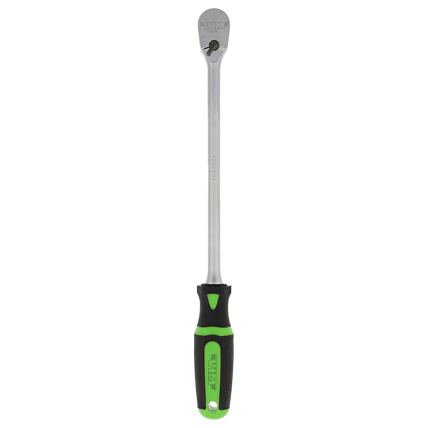 VIM Tools 90T Ratchet - 1/4in Drive with Reversible Flex Head Ratchet Design and Ergonomic Handle for Automotive Uses