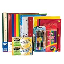 Secondary School Supply Kit - Back to School Pack Middle and High School - School Supply Bundle - 18 Pieces
