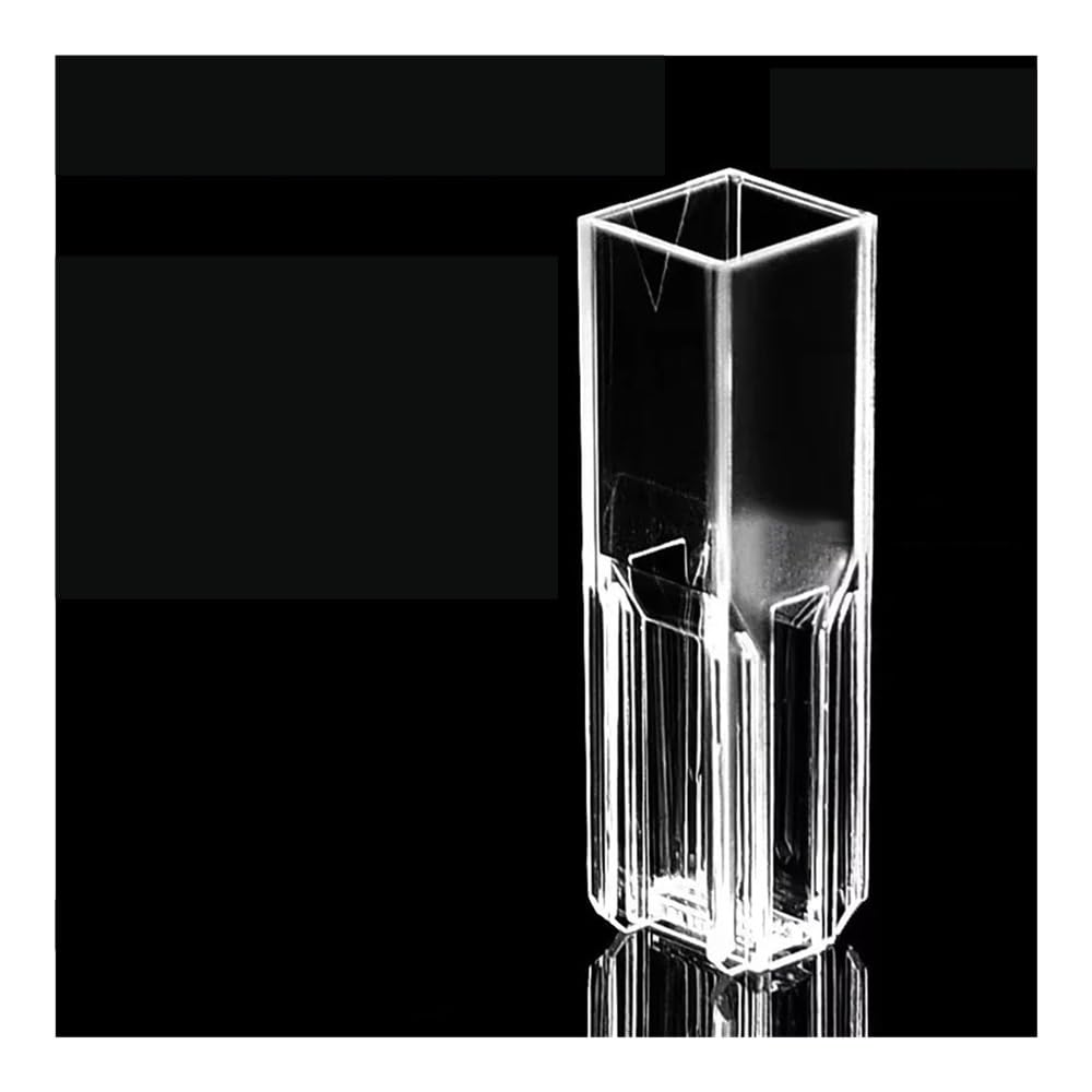 Cuvette monouso da 100 pezzi da 4,5 ml/1,5 ml, spettrofotometri, cella for cuvette in PS, microcuvette standard/semi(127-100Pcs)