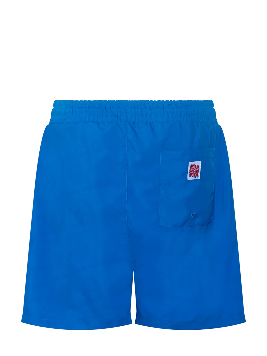FC Bayern München Kinder Badeshort BLAU - Reactive Mia san Mia - Badehose wechselt Muster bei Nässe