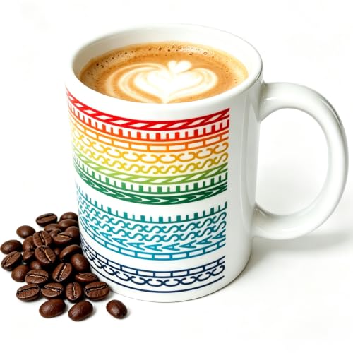 ZHLIMY Ich Hasse Menschen Tasse Tasse Ich Hasse Menschen mit Einem lustigen Spruch Lustiges Geschenk Allover-Druck Horizontale Lesung (Farbe)