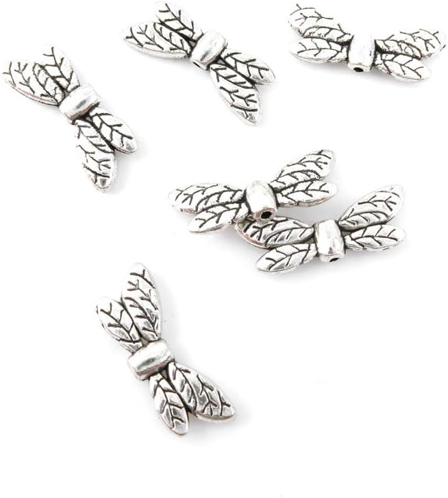 Jewelry Making Charms ABYX06 Dragonfly Loose Beads Pendant Ancient Silver Findings Craft Supplies Bulk Lots