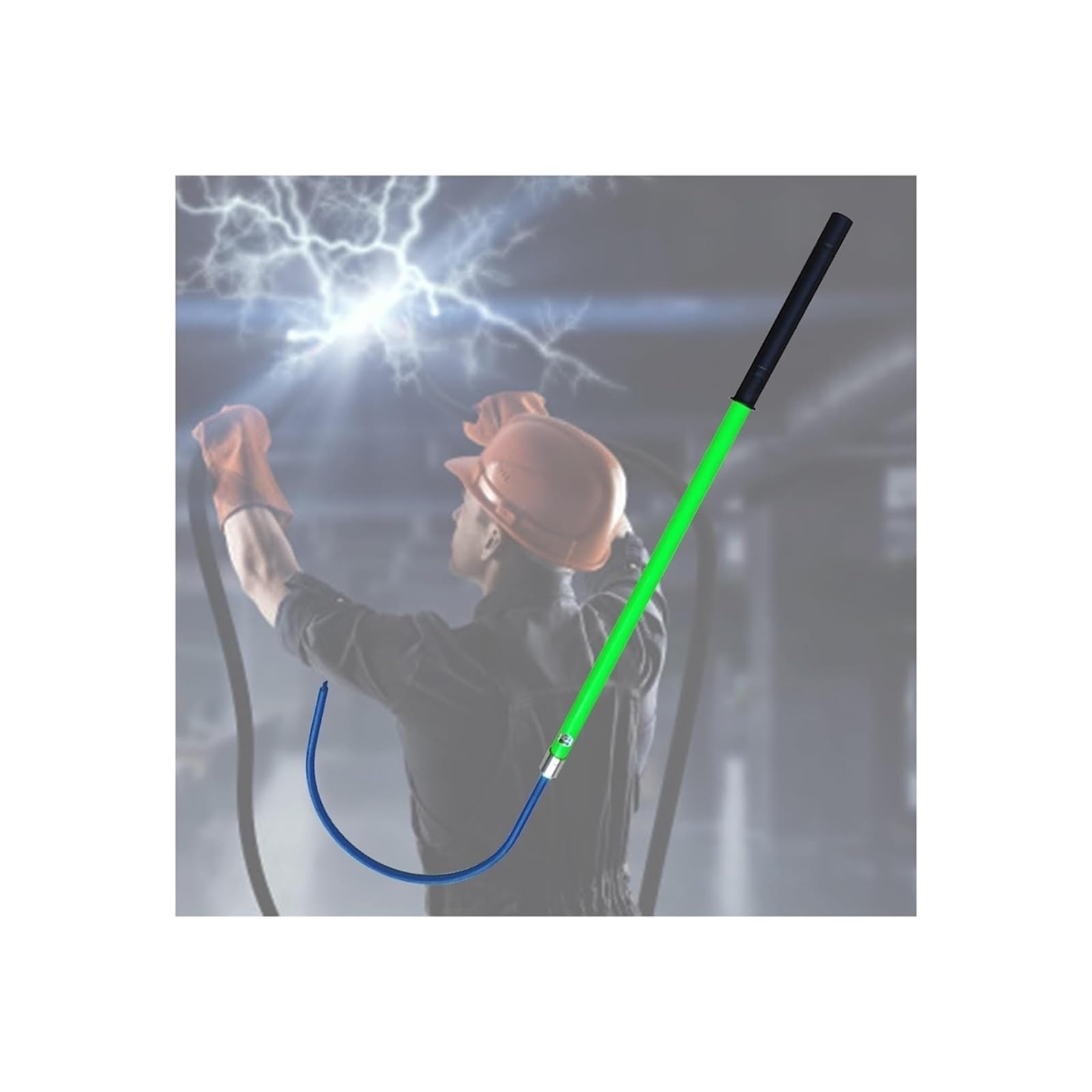 Gancho de rescate eléctrico con mango de fibra de vidrio ligero para evitar descargas en exteriores