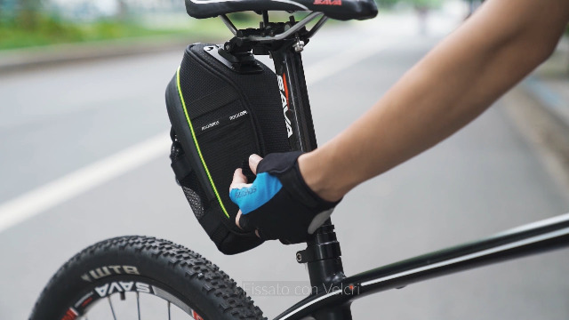ROCKBROS borsa per bicicletta 1.5L idrorepellente durevole riflettente MTB bici da strada con borraccia tasca accessori per bici  18